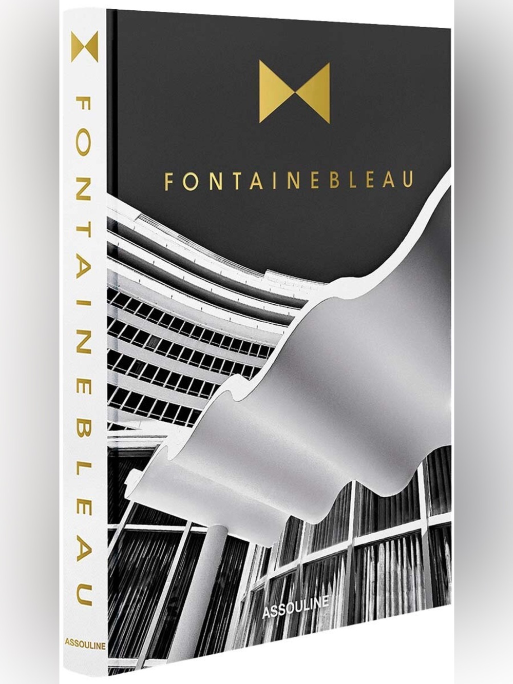 Assouline Black & Gold Fontainebleau Decorative Book